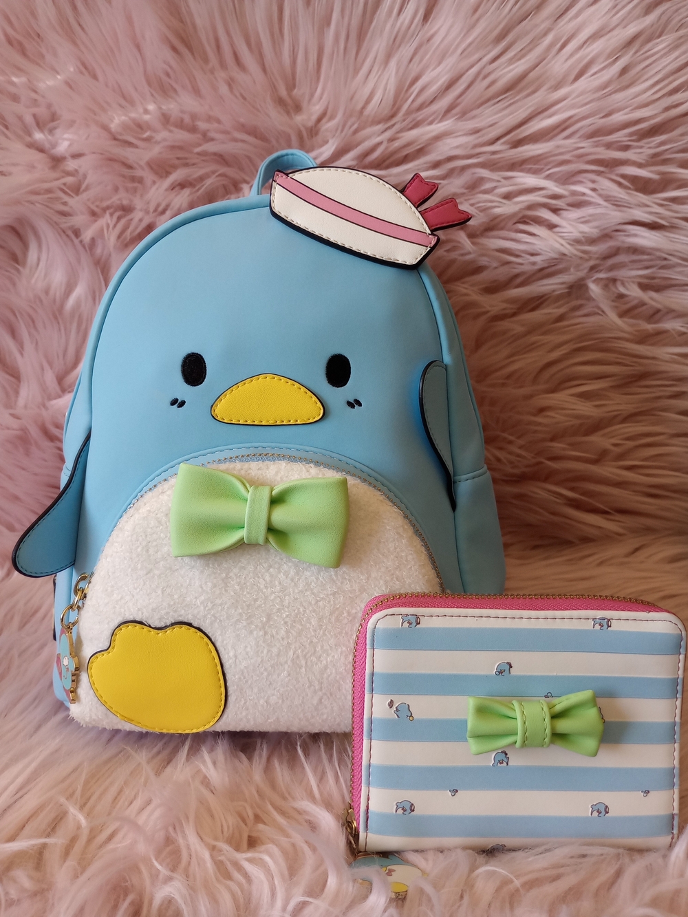 Sanrio Tuxedo Sam Cosplay Mini-Backpack & Wallet Set RARE! - Picture 3 of 15